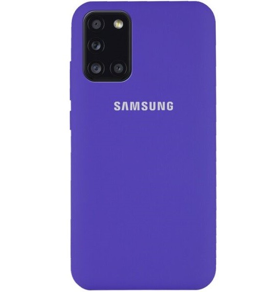 Silicone Cover Full Protective (A) для Samsung A31 (Purple)-0