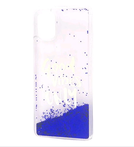 Накладка Good Vibes для Samsung A31 синя-0