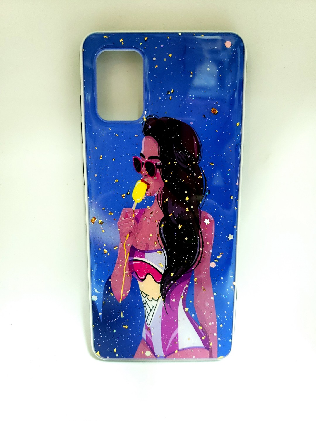 Накладка Mix Art для Samsung A31 Дівчина в купальнику з морозивом-0