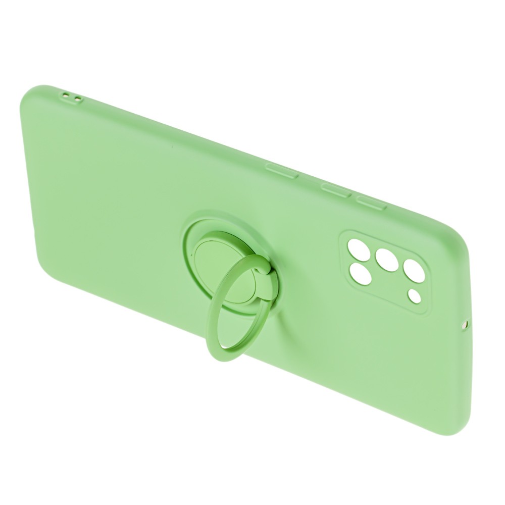Накладка ColorRing з кільцем для Samsung A31 зелена-1
