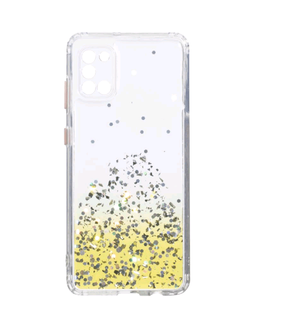 Накладка Glitter Bling Sequins для Samsung A31 жовта-0