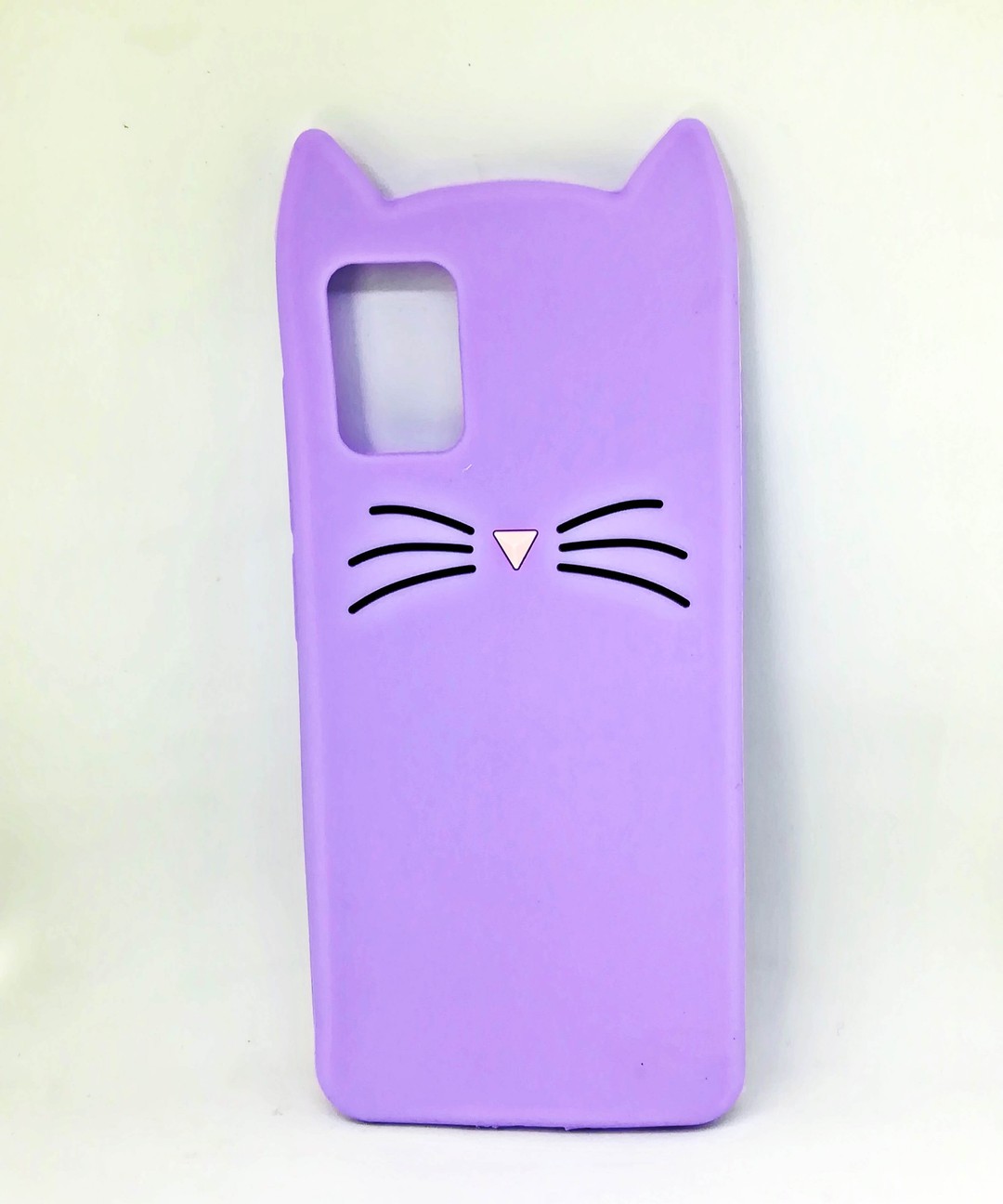 Накладка 3D Cat для Samsung A41 бузкова-0