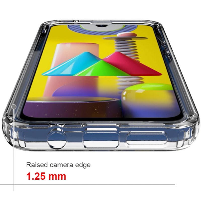 Накладка Full Body для Samsung A31 прозора (силікон+пластик)-3