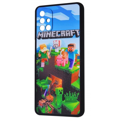 Накладка Game Heroes для Samsung A31 Майнкрафт-0