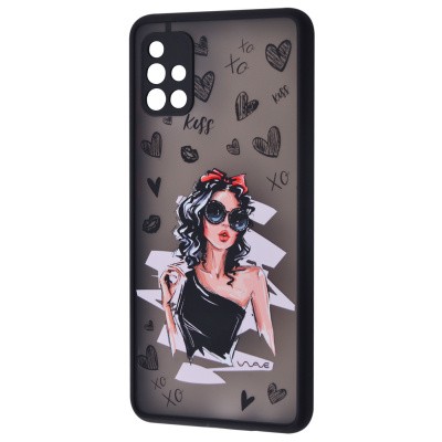 WAVE Cartoon Case Xiaomi Poco M3  (Little black dress)-0