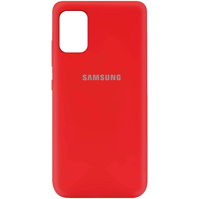 Silicone Cover My Color Full Protective (A) для Samsung A31 (Red)-0