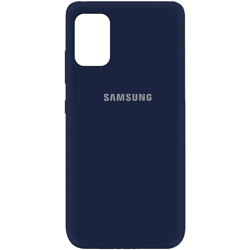 Silicone Cover My Color Full Protective (A) для Samsung A31 (Midnight Blue)-0