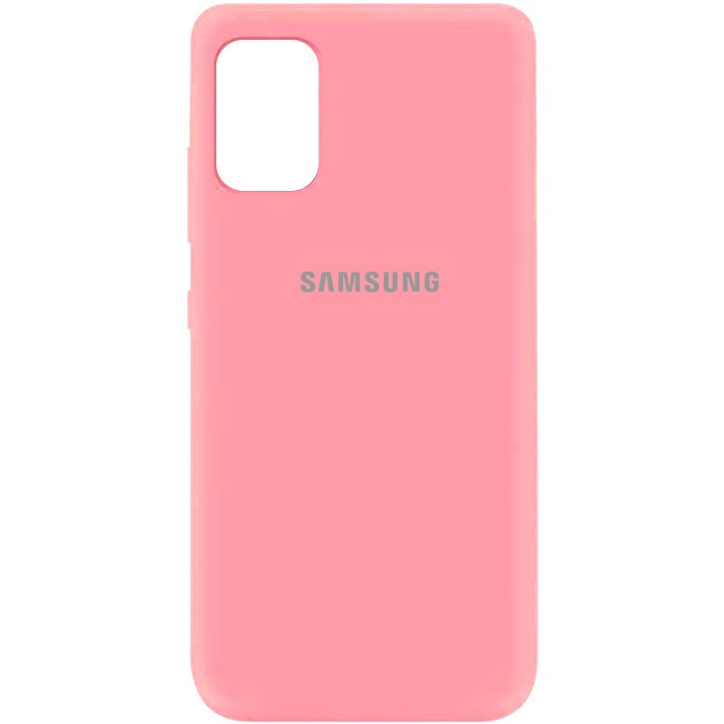 Silicone Cover My Color Full Protective (A) для Samsung A31 (Pink)-0