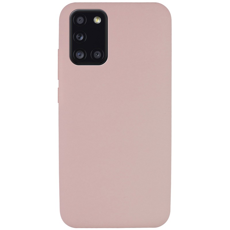 Silicone Cover Full without Logo (A) для Samsung A31 (Pink Sand)-0