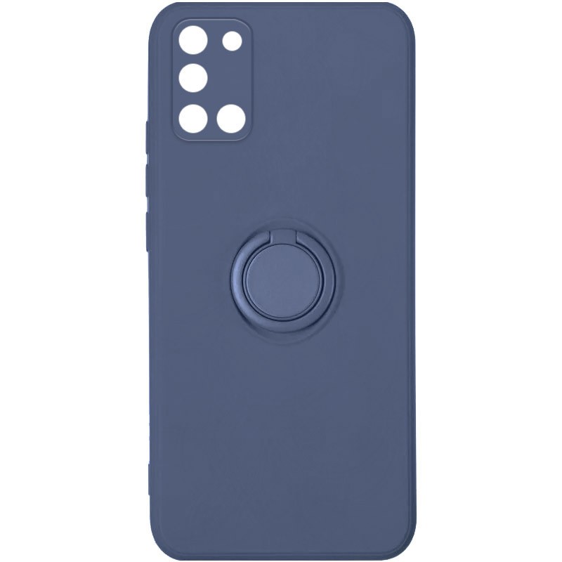 Накладка Candy Ring Full Camera для Samsung A31 (Lavender Gray)-0