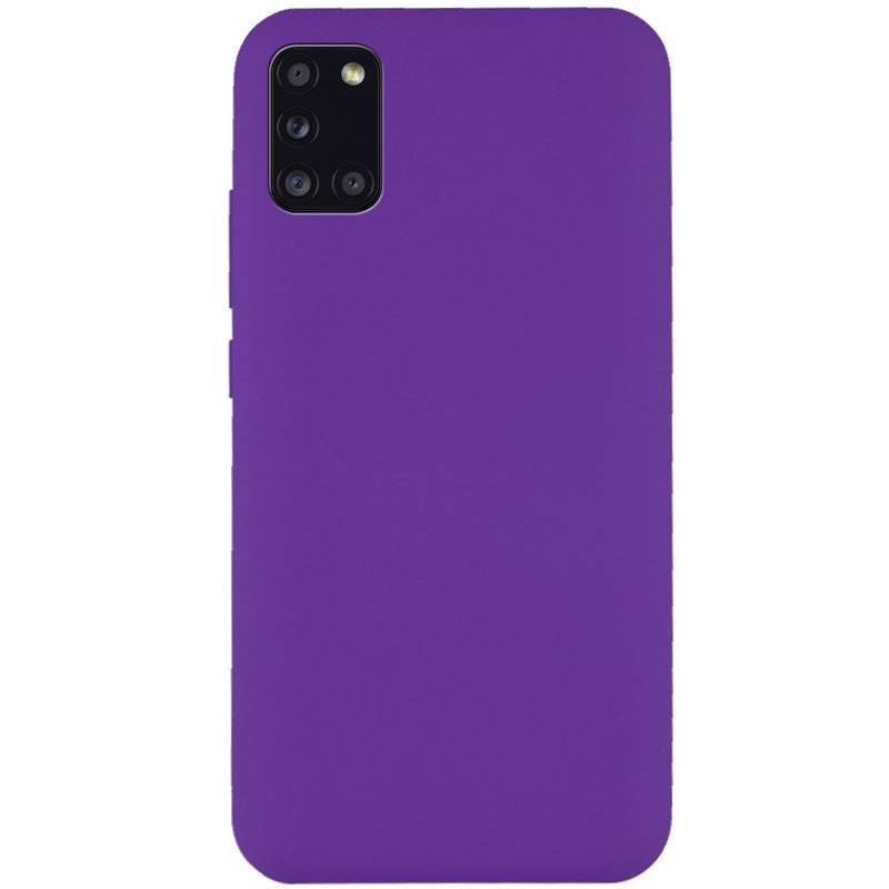 Silicone Cover Full without Logo (A) для Samsung A31 (Purple)-0