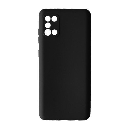 Silicone Cover Full Camera no logo (AA) для Samsung A31 (Black)-0