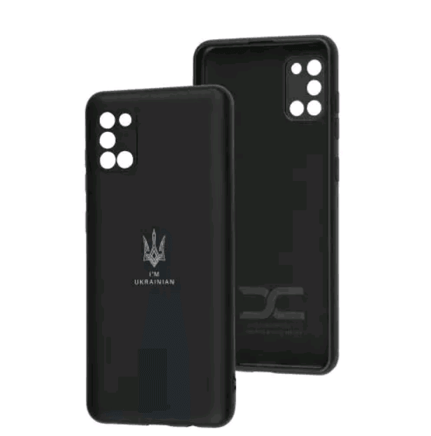 UA Silicone Case Full Protective для Samsung A31 (Black)-0