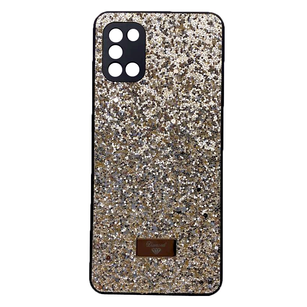 Накладка Bling Grainy Diamond Separate Camera для Samsung A31 (Золота)-0