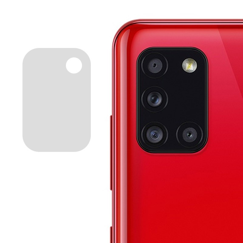Гнучке захисне скло 0.18mm на камеру для Samsung A31 прозоре-0