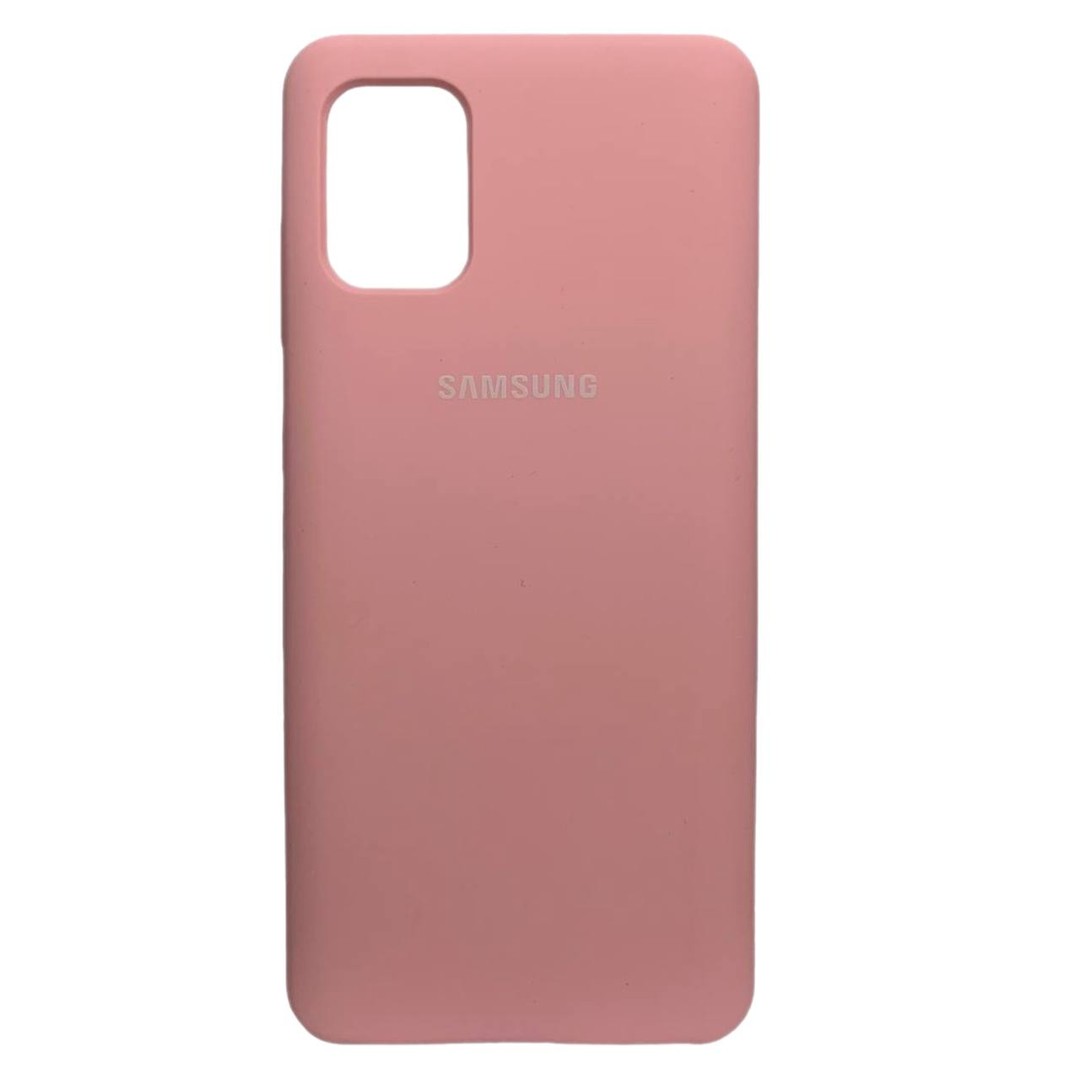 Silicone Case для Samsung A31 Light pink-0