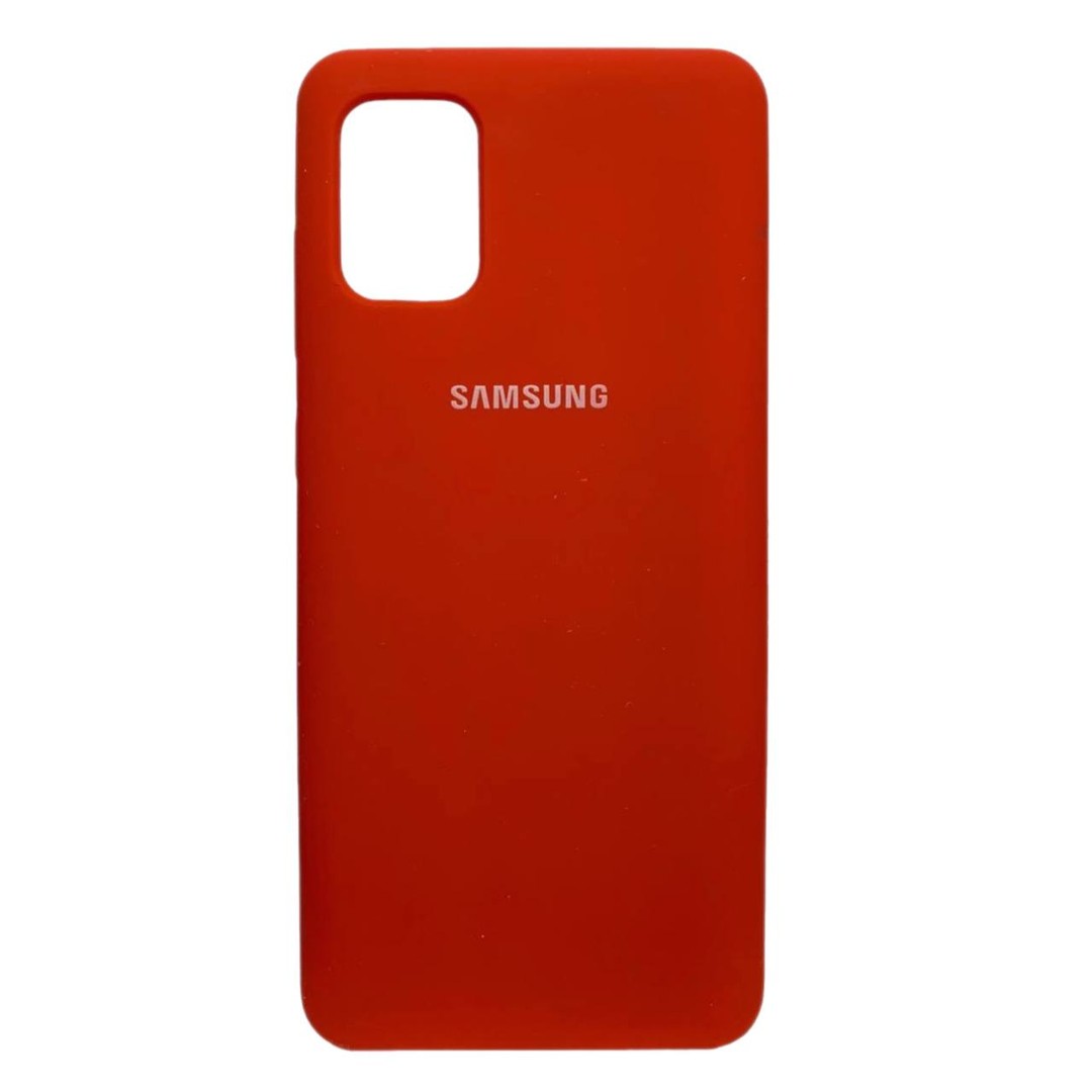 Silicone Case для Samsung A31 Red-0