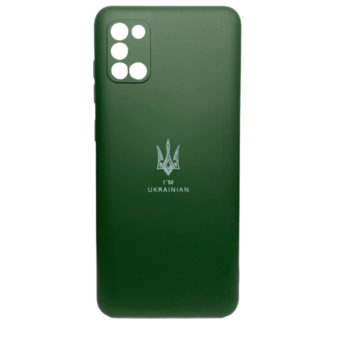UA Silicone Case Full Protective для Samsung A31 (Army green)-0