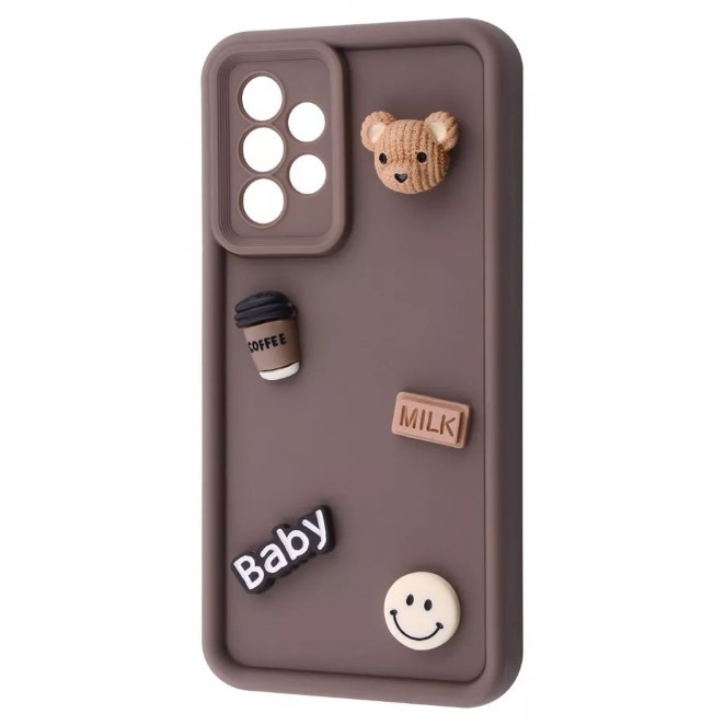 Чохол Pretty Toys для Samsung A32 (Brown/baby milk)-0