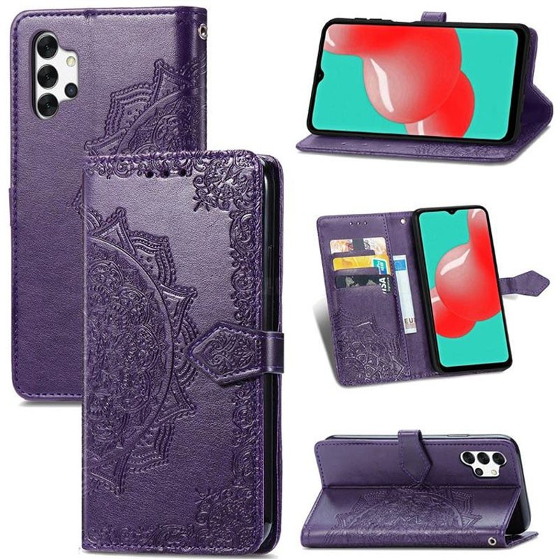 Книжка Art Case для Samsung A32 4G фіолетова-0