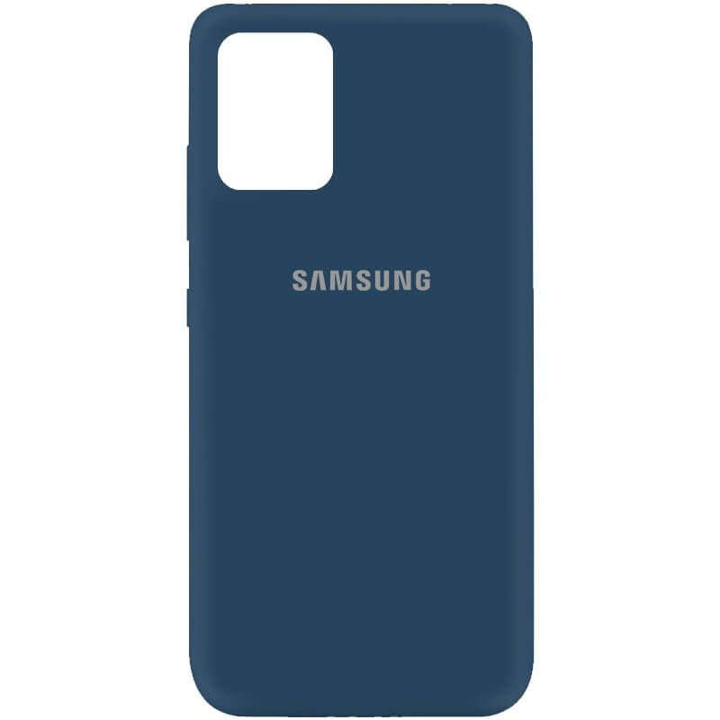 Silicone Cover My Color Full Protective (A) для Samsung A32 4G (Navy Blue)-0