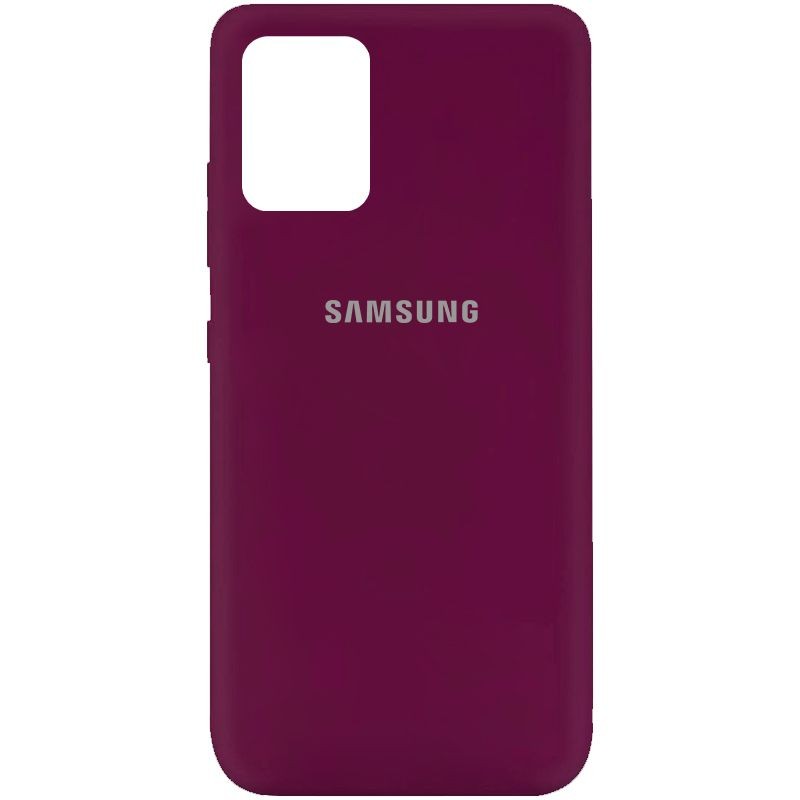 Silicone Cover My Color Full Protective (A) для Samsung A32 4G (Marsala)-0