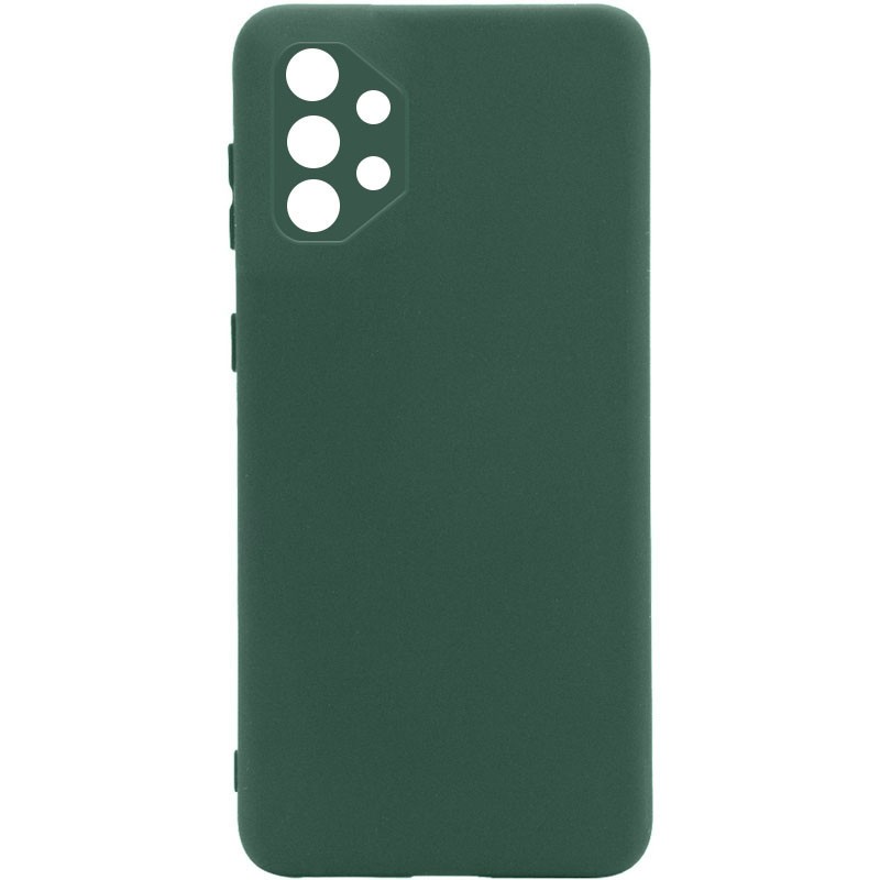 Silicone Cover Full Camera without Logo (A) для Samsung A32 4G (Dark green)-0