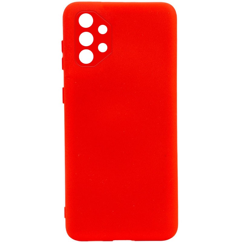 Silicone Cover Full Camera without Logo (A) для Samsung A32 4G (Red)-0