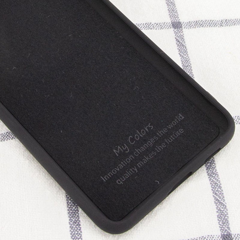 Silicone Cover Full Camera without Logo (A) для Samsung A32 4G (Black)-2