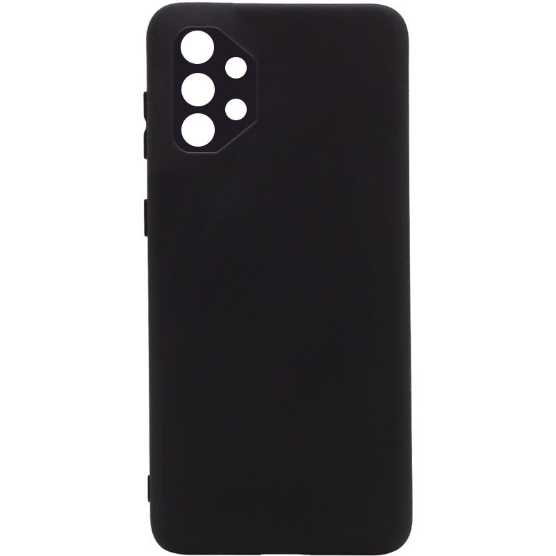 Silicone Cover Full Camera without Logo (A) для Samsung A32 4G (Black)-0