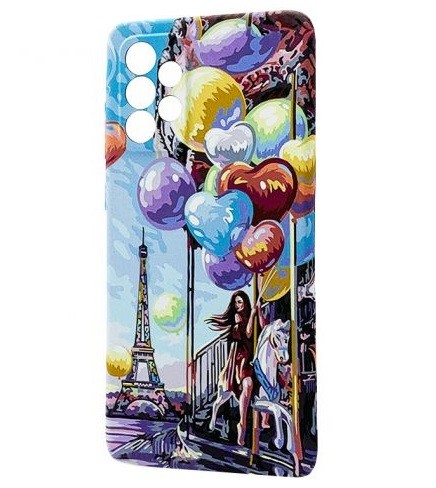 Накладка MATTE FLUORO для Samsung A72 Кульки-0