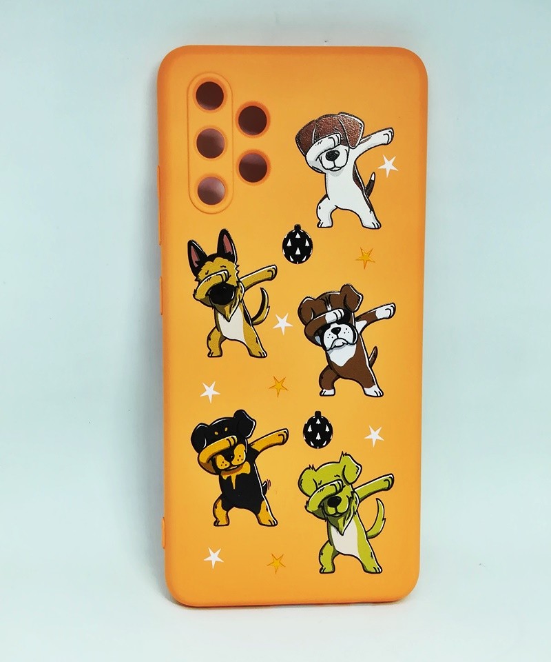 Накладка MiaMi Cartoon для Samsung A32 Orange Dogs-0