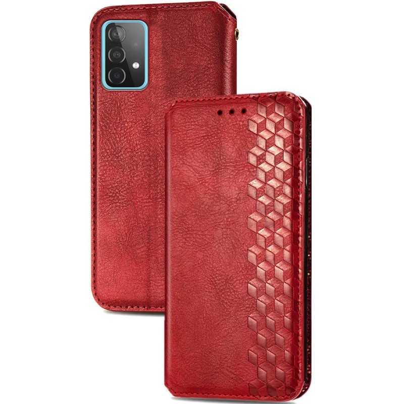 Книжка GETMAN Cubic для Samsung A32 4G червона-1