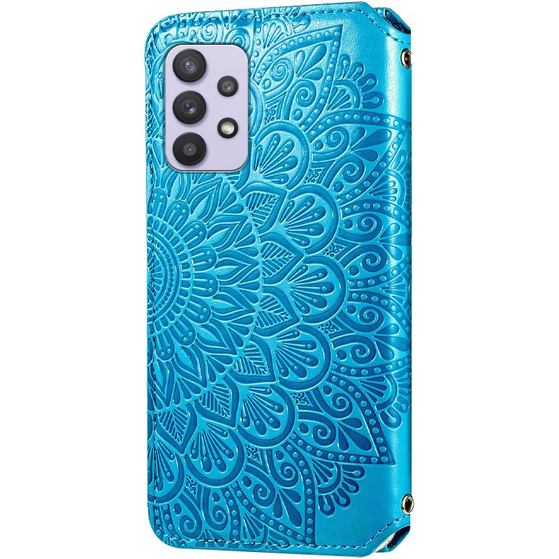 Книжка GETMAN Mandala для Samsung A52 4G  синя-1