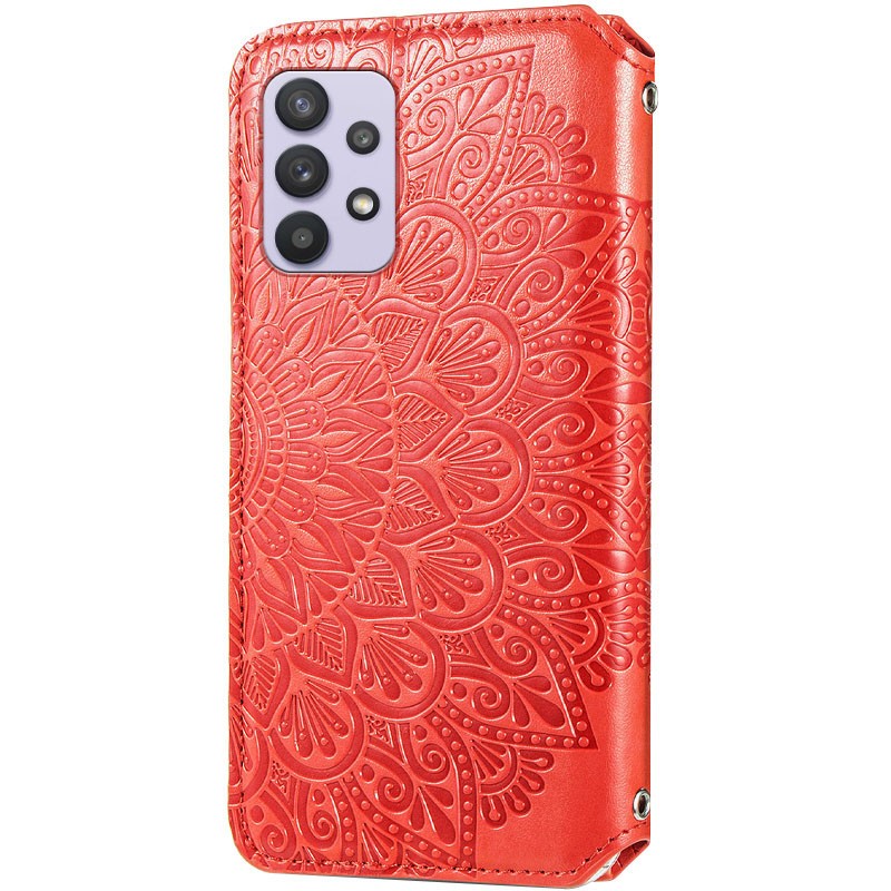 Книжка GETMAN Mandala для Samsung A52 4G  червона-1