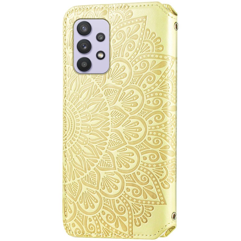 Книжка GETMAN Mandala для Samsung A72 4G  жовта-1