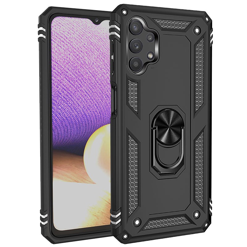 Накладка Serge Ring для Samsung A32 Чорна-0