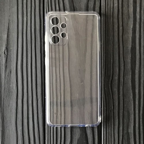 Накладка Molan Cano Glossy Jelly для Samsung A53  прозора з блискітками-0