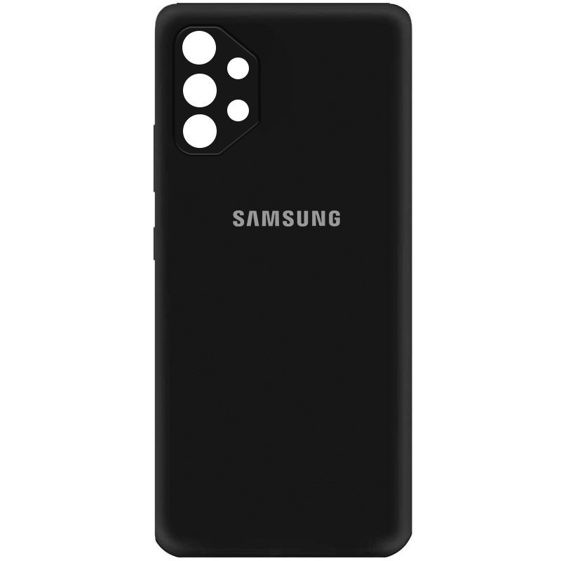 Silicone Cover My Color Full Camera (A) для Samsung A32 4G (Black)-0