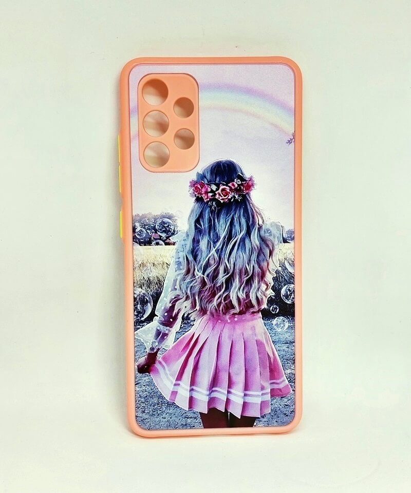 Накладка Totu Gingle Print для Samsung A32 Дівчина у віночку-0