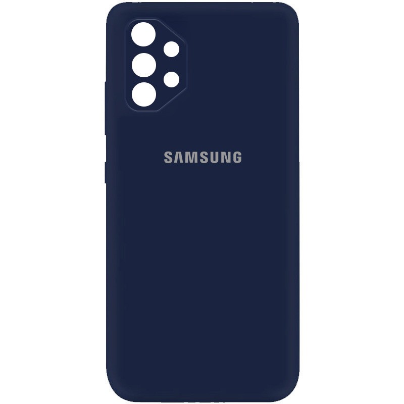 Silicone Cover My Color Full Camera (A) для Samsung A32 4G (Midnight Blue)-0
