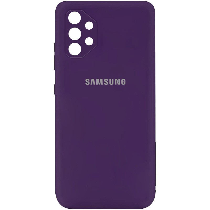 Silicone Cover My Color Full Camera (A) для Samsung A32 4G (Purple)-0