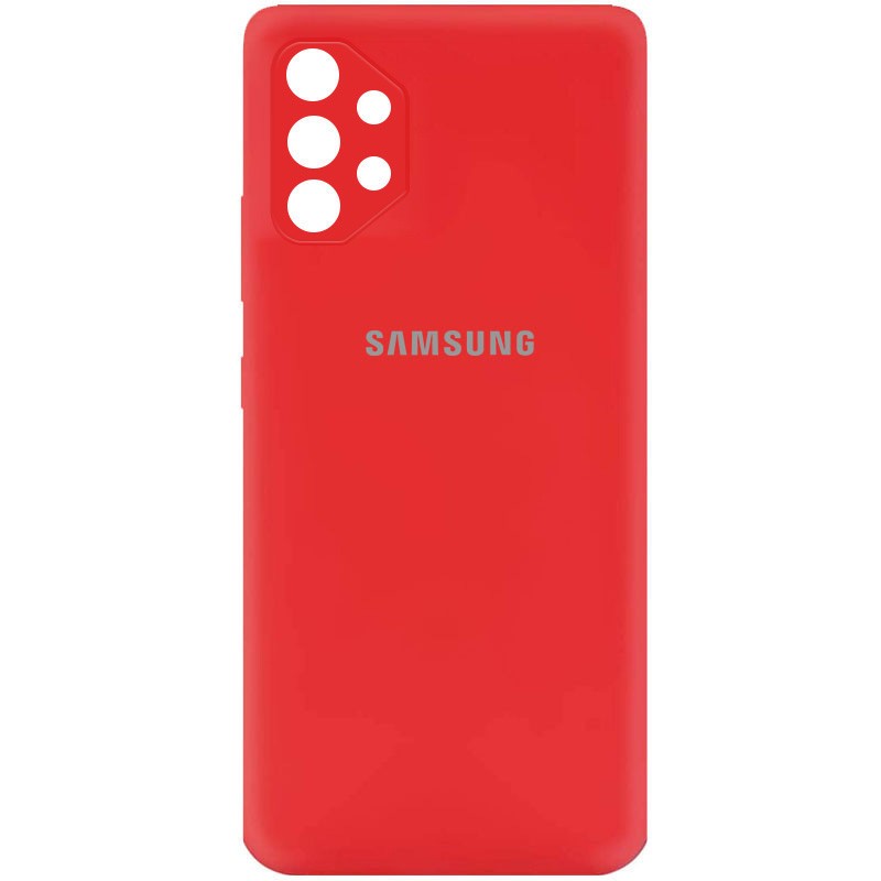 Silicone Cover My Color Full Camera (A) для Samsung A32 4G (Red)-0