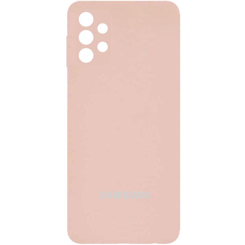 Silicone Cover Full Camera (AA) для Samsung A52 4G/A52 5G (Pudra)-0