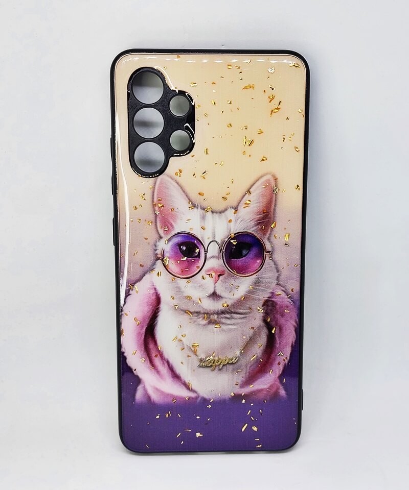 Накладка Mix Art для Samsung A32 4G Кіт на стилі-0