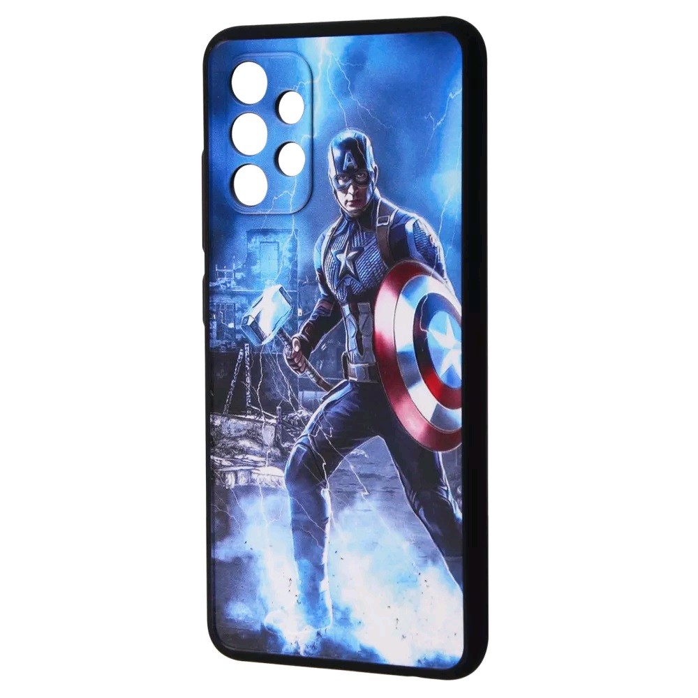 Накладка Game Heroes для Samsung A32 Капітан Америка-0