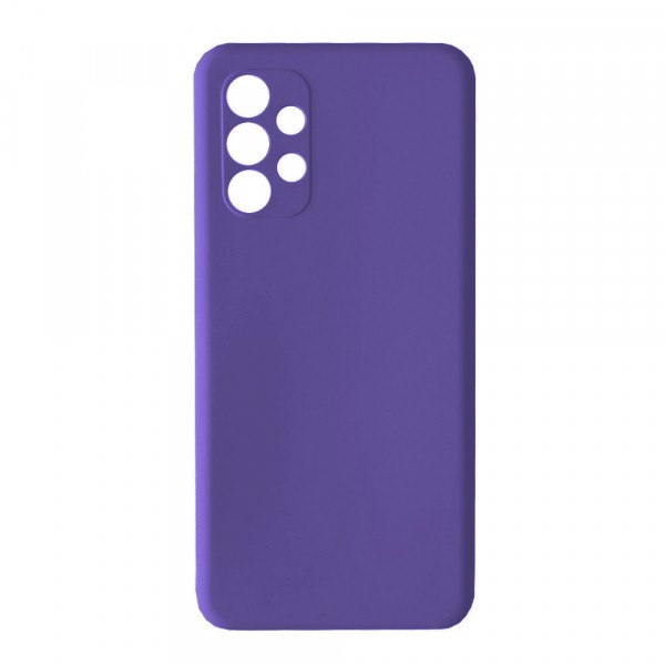 Silicone Cover Full Camera without Logo (A) для Samsung A52 4G (Lilac)-0