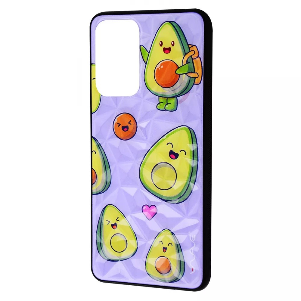Накладка WAVE Majesty для Samsung A32 (avocado/light purple)-0
