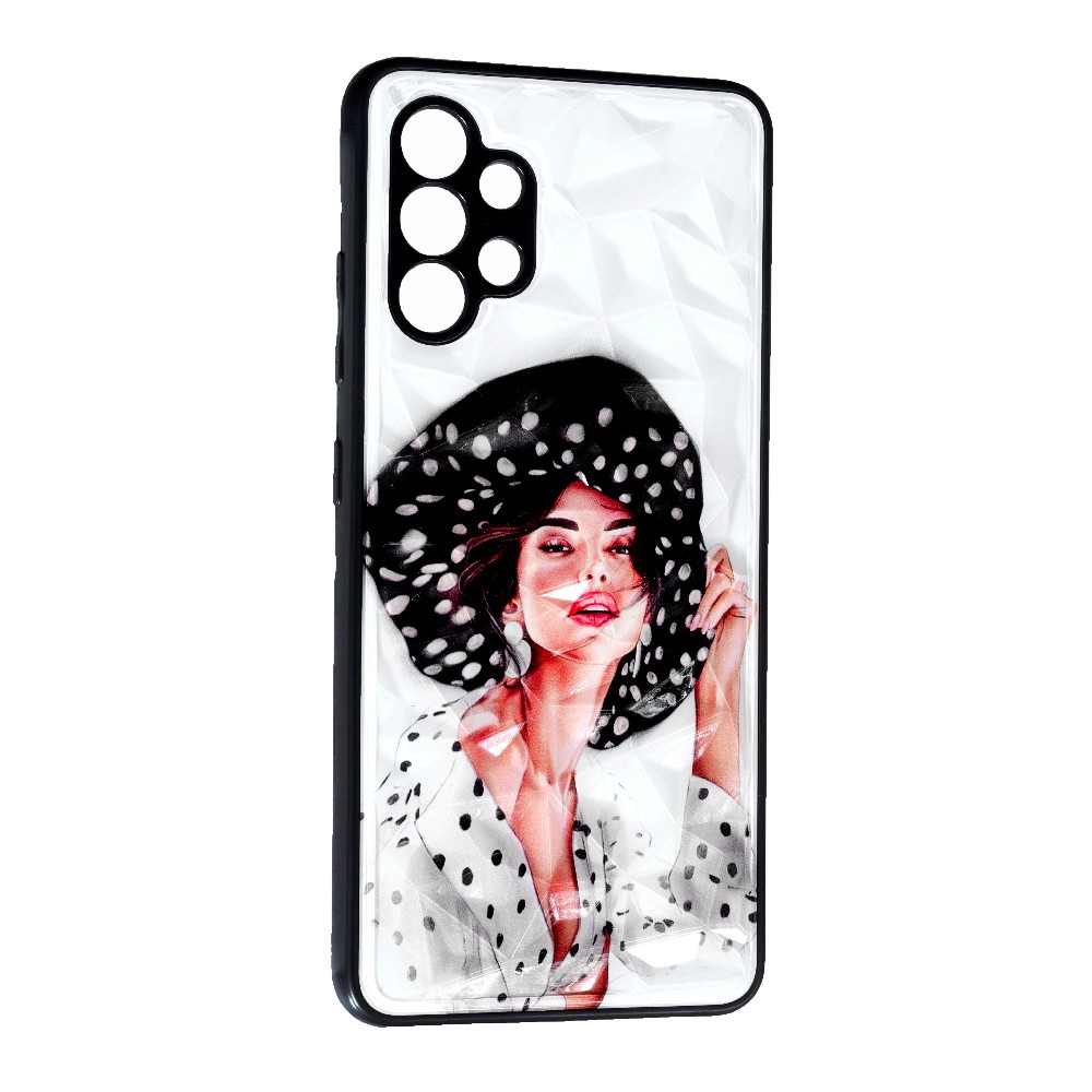 Накладка Ladies Camera для Samsung A32 4G Girl in a hat-0