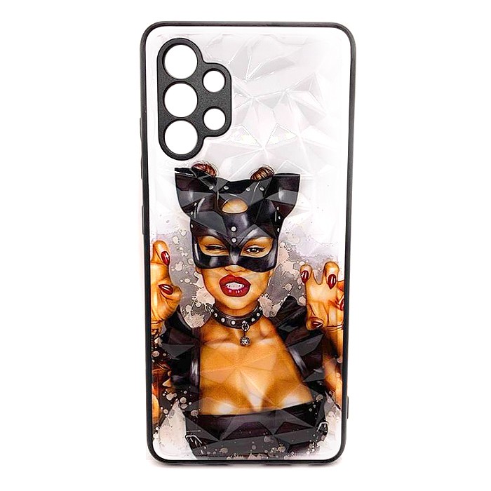 Накладка Ladies для Samsung A32 4G Жінка-кішка-0